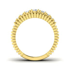 9ct Yellow Gold Round Lab Grown Diamond Ring 2