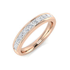 18ct Rose Gold Round Diamond Ring 1