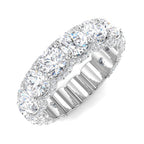 9ct White Gold Round Lab Grown Diamond Ring 1