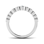 9ct White Gold Round Lab Grown Diamond Ring 2