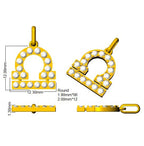 9ct Yellow Gold Round Lab Grown Diamond Pendant 2