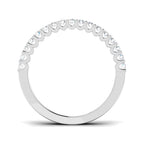 9ct White Gold Round Lab Grown Diamond Ring 2