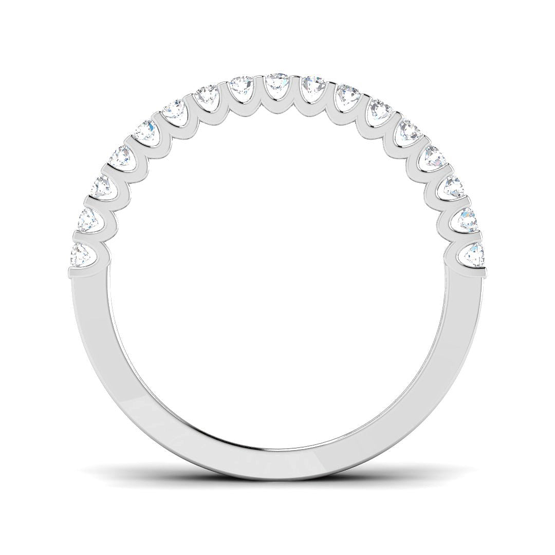 Platinum Round Lab Grown Diamond Ring 2