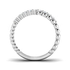 9ct White Gold Round Lab Grown Diamond Ring 2