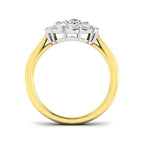 9ct Yellow Gold Round Lab Grown Diamond Ring 2