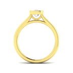 9ct Yellow Gold Cushion Lab Grown Diamond Ring 2