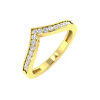 9ct Yellow Gold Round Lab Grown Diamond Ring 1