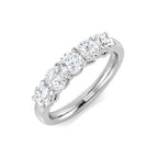 9ct White Gold Round Lab Grown Diamond Ring 1