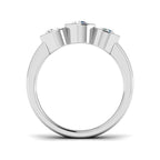 9ct White Gold Round Lab Grown Diamond Ring 2