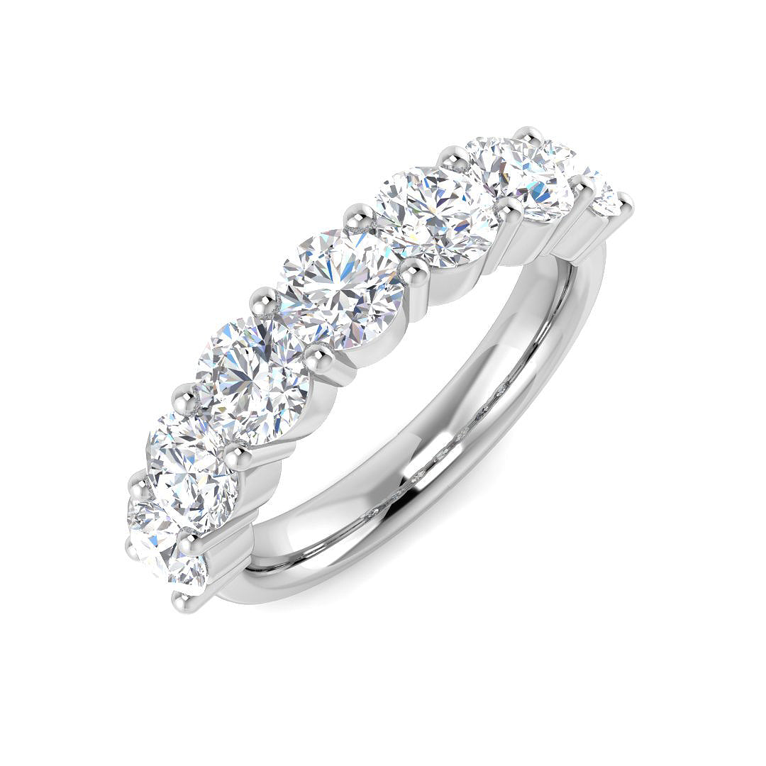 Platinum Round Diamond Ring 1