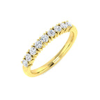 9ct Two Tone Round Diamond Ring 1