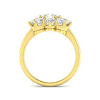 9ct Yellow Gold Cushion Cvd Old Cut Ring 2