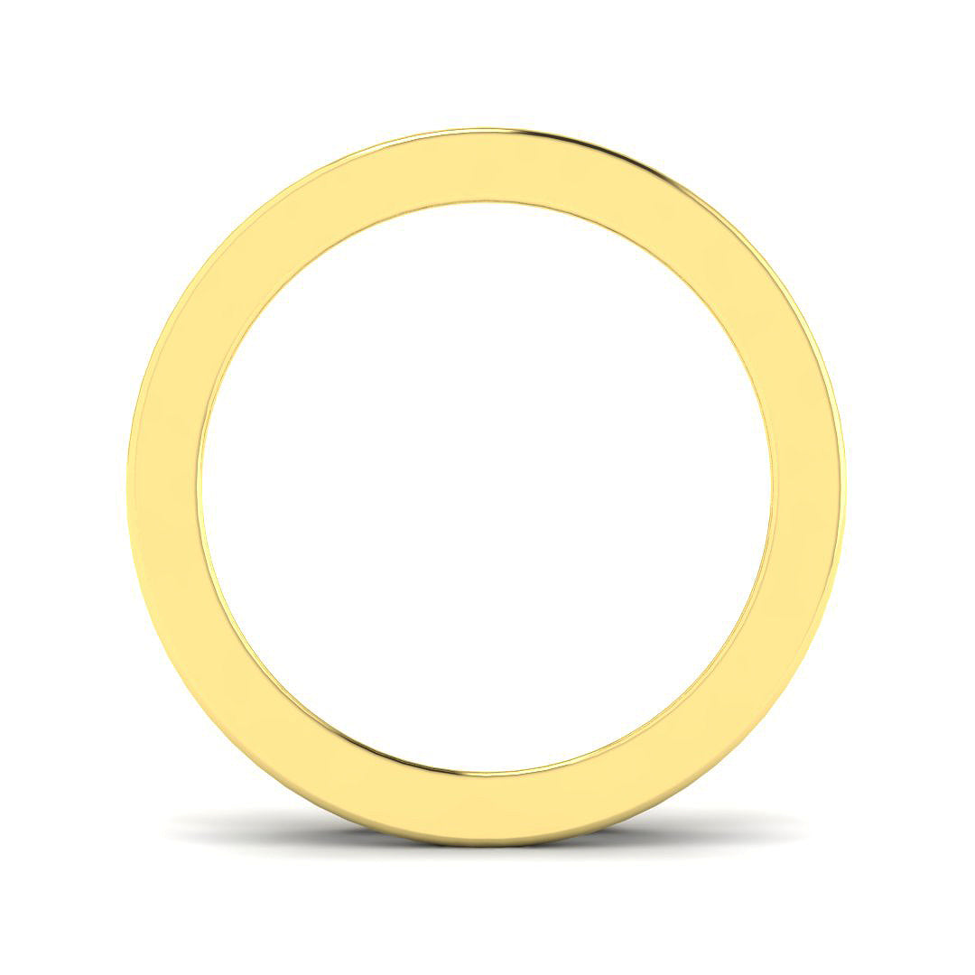 9ct Yellow Gold Round Lab Grown Diamond Ring 2