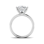 Platinum Pear Lab Grown Diamond Ring 2