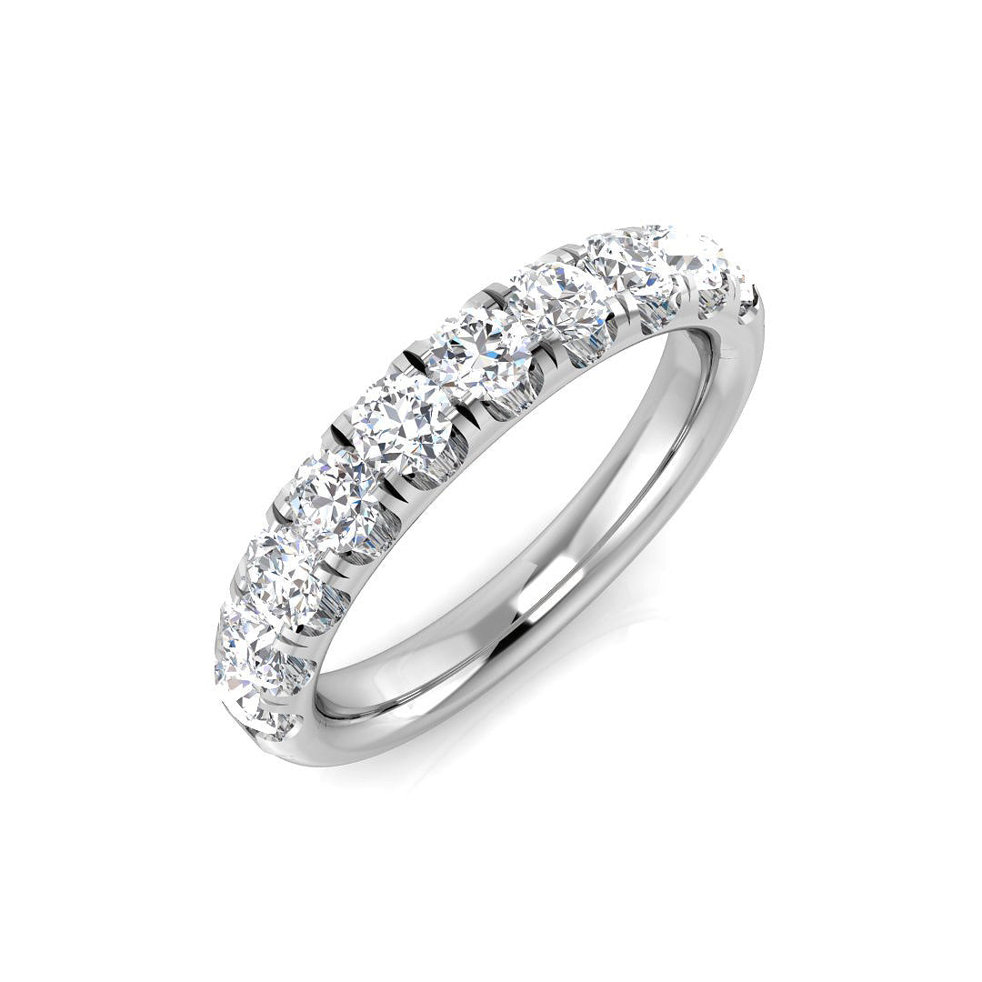 18ct White Gold Round Diamond Ring 1