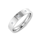 Platinum Round Lab Grown Diamond Ring 1