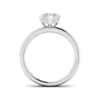 Platinum Heart Lab Grown Diamond Ring 2