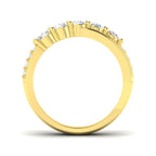 9ct Yellow Gold Round Lab Grown Diamond Ring 2