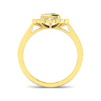 9ct Yellow Gold Cushion Cvd Old Cut Ring 2