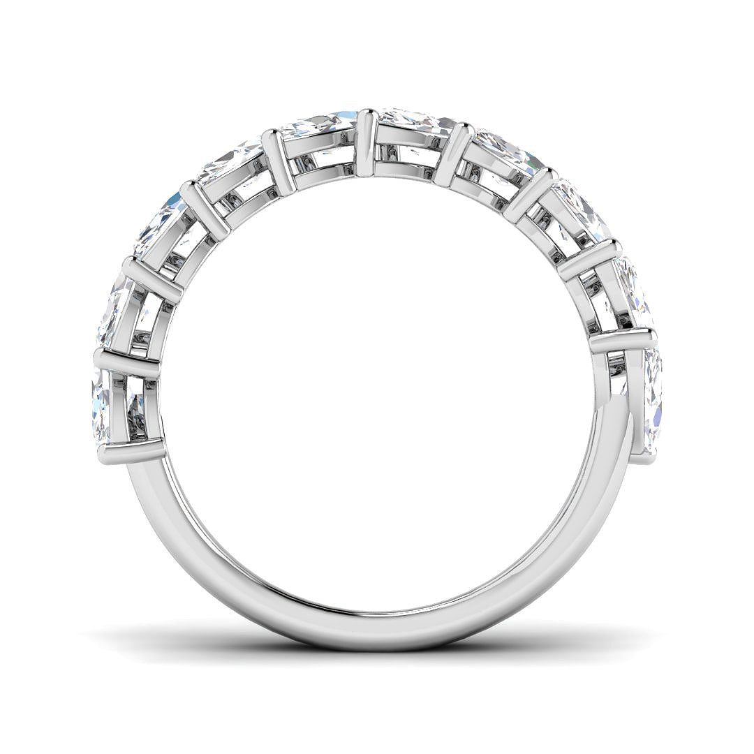 9ct White Gold Marquise Lab Grown Diamond Ring 2