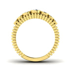 9ct Yellow Gold Round Lab Grown Diamond Ring 2