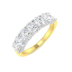 9ct Yellow Gold Oval Lab Grown Diamond Ring 1