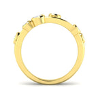 9ct Yellow Gold Round Lab Grown Diamond Ring 2