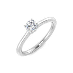 Platinum Round Lab Grown Diamond Ring 1