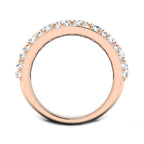 9ct Rose Gold Round Lab Grown Diamond Ring 2