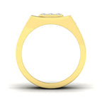 9ct Yellow Gold Round Lab Grown Diamond Ring 2