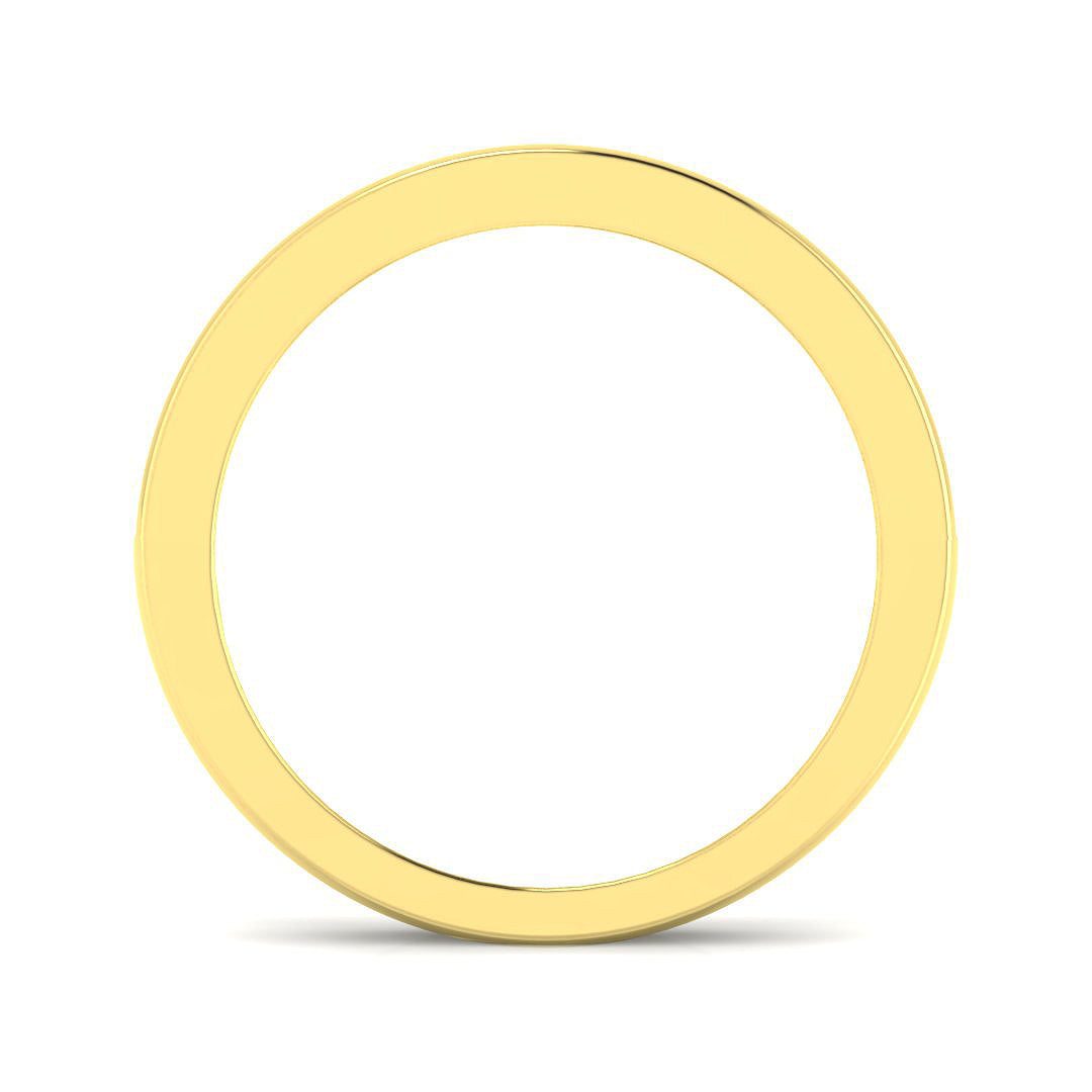 9ct Yellow Gold Round Diamond Ring 2