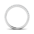 9ct White Gold Round Lab Grown Diamond Ring 2