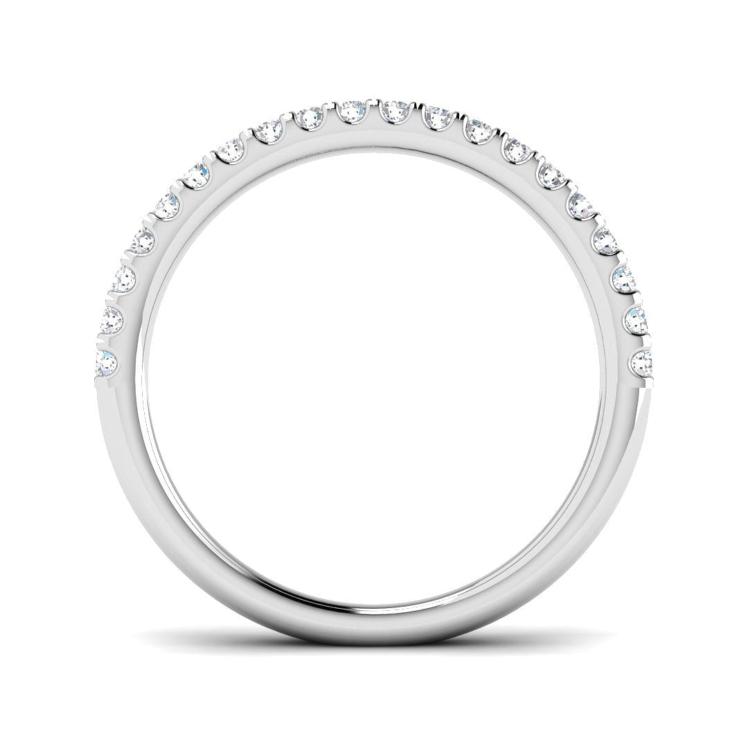 Platinum Round Lab Grown Diamond Ring 2