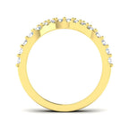 9ct Yellow Gold Round Diamond Ring 2