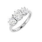 Platinum Cushion Diamond Ring 1