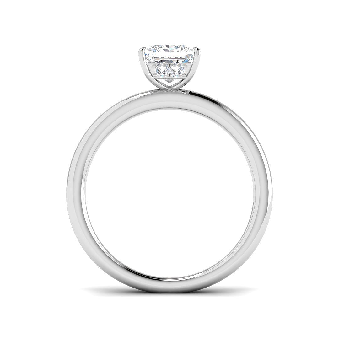 Platinum Princess Lab Grown Diamond Ring 2