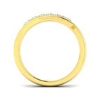 9ct Yellow Gold Round Lab Grown Diamond Ring 2