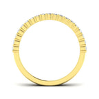 9ct Yellow Gold Round Lab Grown Diamond Ring 2