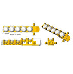 18ct White Gold Round Lab Grown Diamond Bracelet 2
