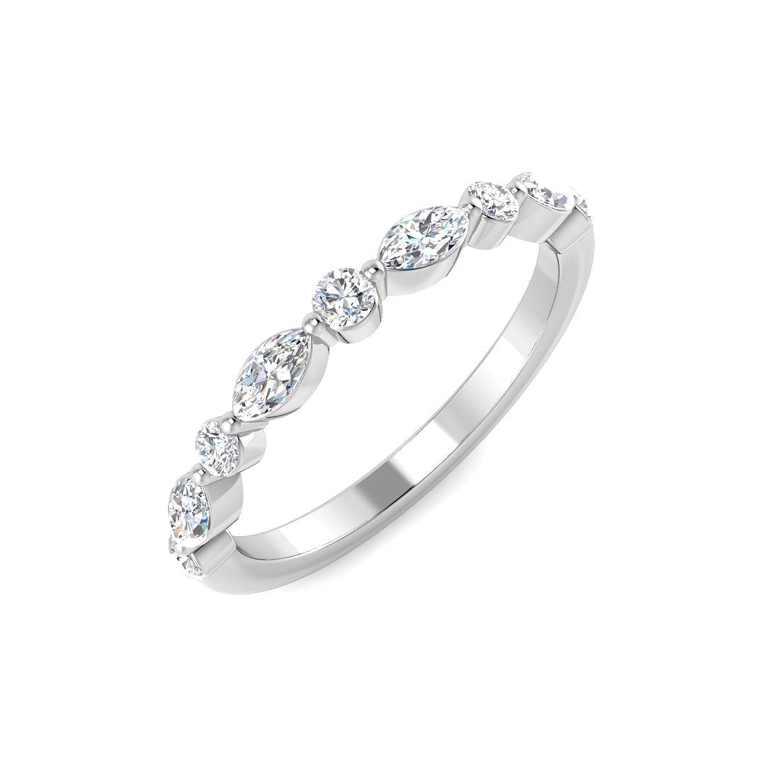 Platinum Marquise Lab Grown Diamond Ring 1