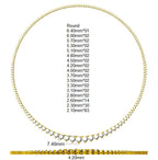 9ct White Gold Round Lab Grown Diamond Necklace 2