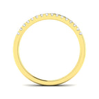 18ct Yellow Gold Round Lab Grown Diamond Ring 2