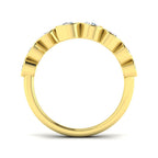 9ct Yellow Gold Round Lab Grown Diamond Ring 2