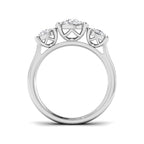 9ct White Gold Round Lab Grown Diamond Ring 2