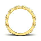 9ct Yellow Gold Round Lab Grown Diamond Ring 2