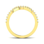 9ct Yellow Gold Round Diamond Ring 2