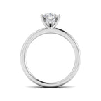 Platinum Pear Lab Grown Diamond Ring 2