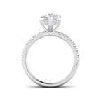Platinum Marquise Lab Grown Diamond Ring 2