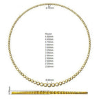 18ct White Gold Round Lab Grown Diamond Necklace 2