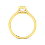 9ct Yellow Gold Radiant Lab Grown Diamond Ring 2